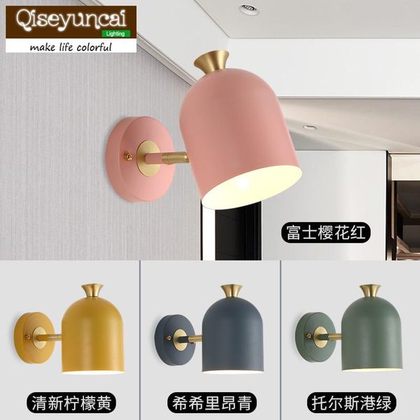 wall lamp qiseyuncai nordic living room macaron restaurant bedroom kitchen modern minimalist circular creative free
wall lamp qiseyuncai nordic living room macaron restaurant bedroom kitchen modern minimalist circular creative free
