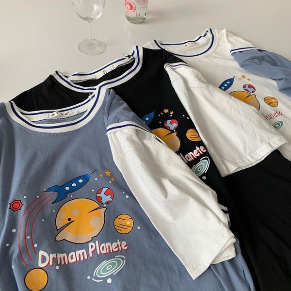fake two pieces t shirt women casual loose harajuku bf female korean fashion new streetwear pacthwork female t shirts, White
fake two pieces t shirt women casual loose harajuku bf female korean fashion new streetwear pacthwork female t shirts, White