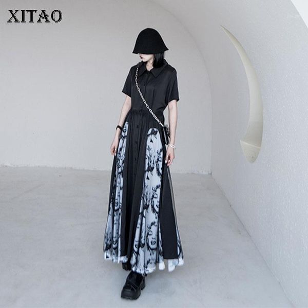 xitao print pattern patchwork dress fashion hit color goddess fan pleated 2020 summer elegant minority loose dress dzl11541, White;black
xitao print pattern patchwork dress fashion hit color goddess fan pleated 2020 summer elegant minority loose dress dzl11541, White;black