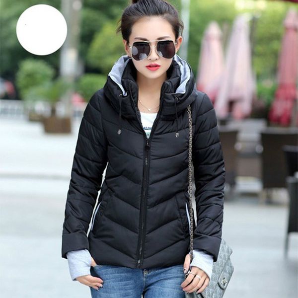 zogaa autumn winter women's clothing plus size with hoodie quilted female jacket anqj, Black
zogaa autumn winter women's clothing plus size with hoodie quilted female jacket anqj, Black