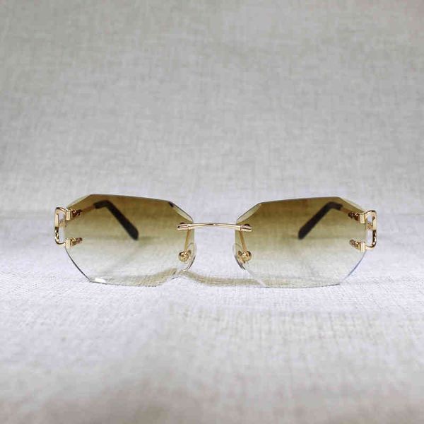 2022 factory wholesale luxury rimless wire men eyewear women for summer diamond cutting clear metal frame oculos gafas, White;black
2022 factory wholesale luxury rimless wire men eyewear women for summer diamond cutting clear metal frame oculos gafas, White;black