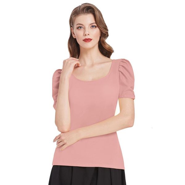 belle poque women's cotton t-shirt summer clothing short puff sleeves u-neck comfy solid color slim breathable tee new lady, White
belle poque women's cotton t-shirt summer clothing short puff sleeves u-neck comfy solid color slim breathable tee new lady, White