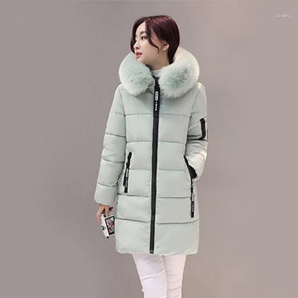 women's down & parkas winter women cotton long slim fit light green fur collar hooded coats female warm thick outerwears padded jackets, Black
women's down & parkas winter women cotton long slim fit light green fur collar hooded coats female warm thick outerwears padded jackets, Black