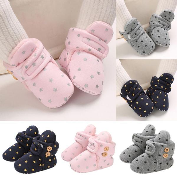 boots winter warm cotton baby first walkers shoes pink gray star print born casual toddler snow for boys girls d301, Black;grey
boots winter warm cotton baby first walkers shoes pink gray star print born casual toddler snow for boys girls d301, Black;grey