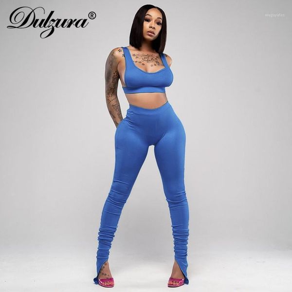 dulzura ribbed women 2 pieces stacked pants set bra crop high waist trousers slit tracksuit sporty 2021 autumn winter outfit1, Gray
dulzura ribbed women 2 pieces stacked pants set bra crop high waist trousers slit tracksuit sporty 2021 autumn winter outfit1, Gray