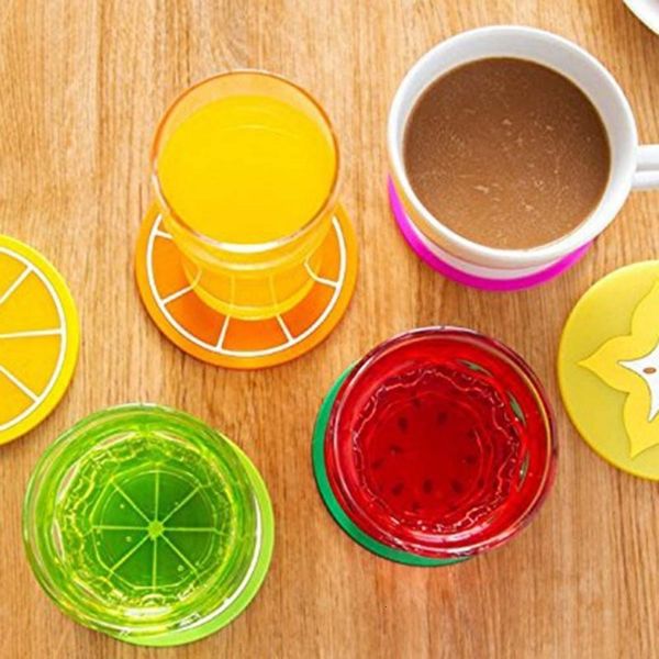 factory silicone cup mat fruit candy color creative nonslip insulation pad coaster table accessories kitchen gadgets
factory silicone cup mat fruit candy color creative nonslip insulation pad coaster table accessories kitchen gadgets
