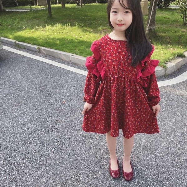 children's and autumn korean 2021 wear spring girl's little frh floral drs baby's foreign sle ground wool cotton skirt 0mg7vz, Red;yellow
children's and autumn korean 2021 wear spring girl's little frh floral drs baby's foreign sle ground wool cotton skirt 0mg7vz, Red;yellow
