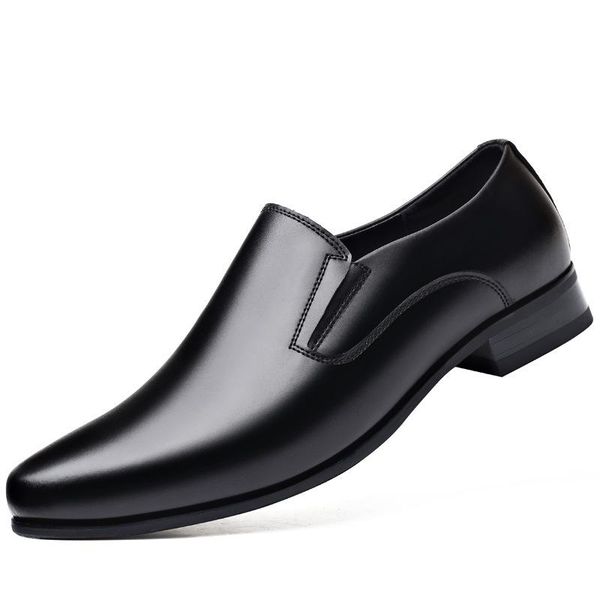 dress shoes men genuine leather oxford breathable pointed toe high heels formal business prom fashion wedding groom, Black
dress shoes men genuine leather oxford breathable pointed toe high heels formal business prom fashion wedding groom, Black
