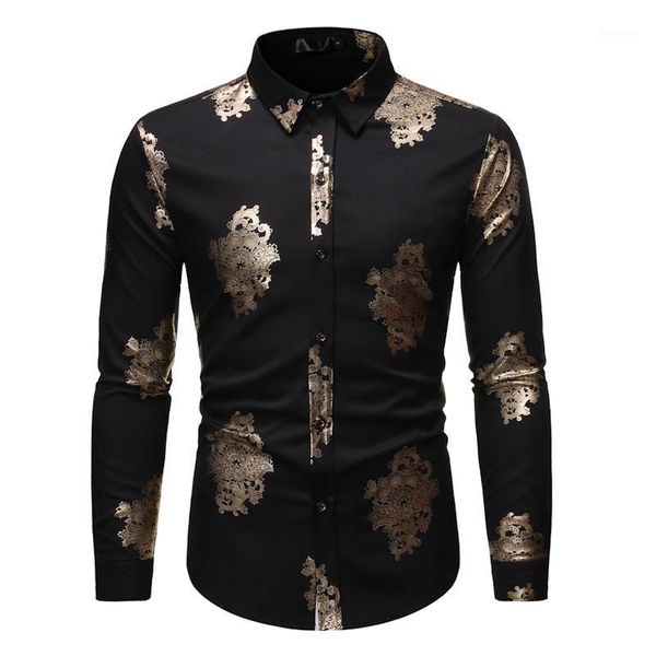 black bronzing floral shirt men camisa masculina 2020 brand slim fit long sleeve mens dress shirts party wedding tuxedo shirt1, White;black
black bronzing floral shirt men camisa masculina 2020 brand slim fit long sleeve mens dress shirts party wedding tuxedo shirt1, White;black