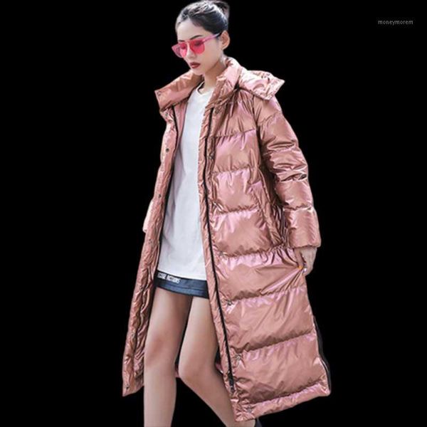 women's down & parkas winter korean the loose bright long women cotton clothing 2021 hooded thick warm parka over knee coat1, Black
women's down & parkas winter korean the loose bright long women cotton clothing 2021 hooded thick warm parka over knee coat1, Black