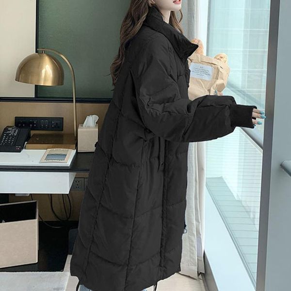 down jeckets 2020 new parkas women fashionable long plus velvet thicken overcoat korean cotton padded solid color casual winter, Black
down jeckets 2020 new parkas women fashionable long plus velvet thicken overcoat korean cotton padded solid color casual winter, Black