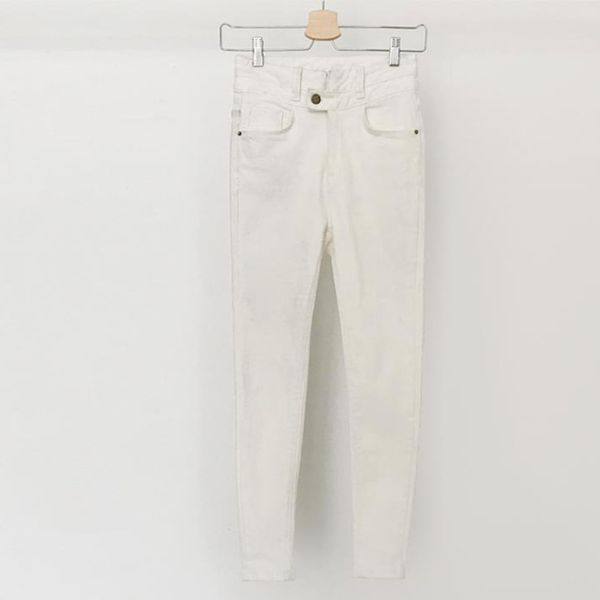 han edition in the fall of the new solid color pants joker special waistline cut foot show tiny feet high waist jeans y1214, Blue
han edition in the fall of the new solid color pants joker special waistline cut foot show tiny feet high waist jeans y1214, Blue