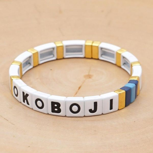 shinus enamel tile bracelet 2020 fashion jewelry women okobojo letter bracelets handmade beaded pulseras jewellery wholesale, Black
shinus enamel tile bracelet 2020 fashion jewelry women okobojo letter bracelets handmade beaded pulseras jewellery wholesale, Black