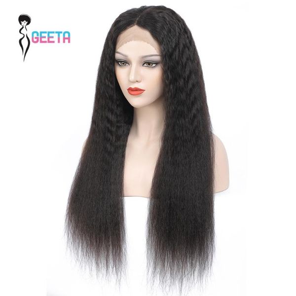 lace wigs geeta kinky straight wig front human hair 30inch 13x4x1 t part remy yaki frontal, Black;brown
lace wigs geeta kinky straight wig front human hair 30inch 13x4x1 t part remy yaki frontal, Black;brown