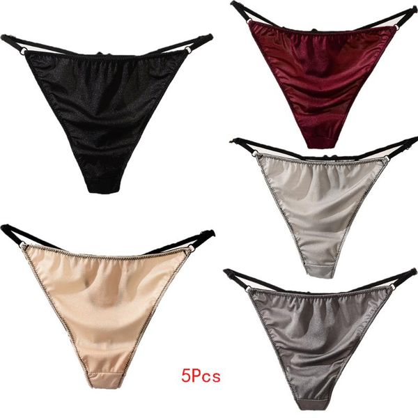 women's panties luxury satin seamless string thong women sports underwear cotton crotch briefs, Black;pink
women's panties luxury satin seamless string thong women sports underwear cotton crotch briefs, Black;pink