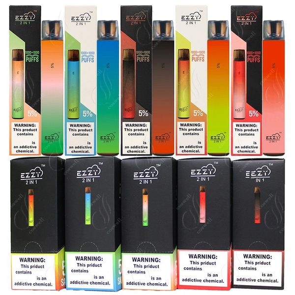 new ezzy super 2 cigarette 1 vapor vape pen 2000 900mah e 2in1 puffs dual bars switch pods 6.5ml in pre-filled vaporizer battery dispos mgvu
new ezzy super 2 cigarette 1 vapor vape pen 2000 900mah e 2in1 puffs dual bars switch pods 6.5ml in pre-filled vaporizer battery dispos mgvu