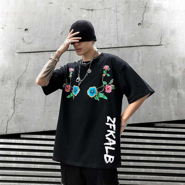 cotton embroidery fish flower men t shirt print graphic shirt casual fashion tshirt vintage tee tshirt man, Black
cotton embroidery fish flower men t shirt print graphic shirt casual fashion tshirt vintage tee tshirt man, Black