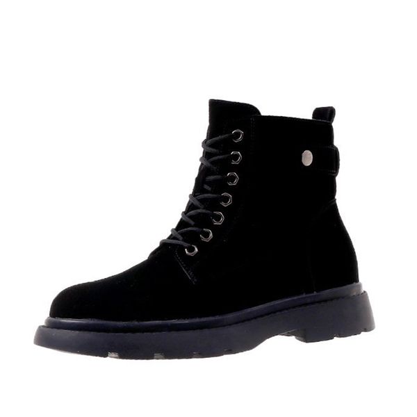 2021 the new british autumn ankle women's fashions lace up platform boots woman suede from the false mid-heel heel to i0wh, Black
2021 the new british autumn ankle women's fashions lace up platform boots woman suede from the false mid-heel heel to i0wh, Black