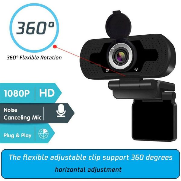 2020 new hd webcam full hd 1080p live video webcam with cover abs optical lens usb plug and play web camera with microphone
2020 new hd webcam full hd 1080p live video webcam with cover abs optical lens usb plug and play web camera with microphone
