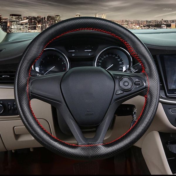 braid on steering wheel 38cm hand-stitched car steering wheel cover soft leather with needle and thread car interior accessories1
braid on steering wheel 38cm hand-stitched car steering wheel cover soft leather with needle and thread car interior accessories1