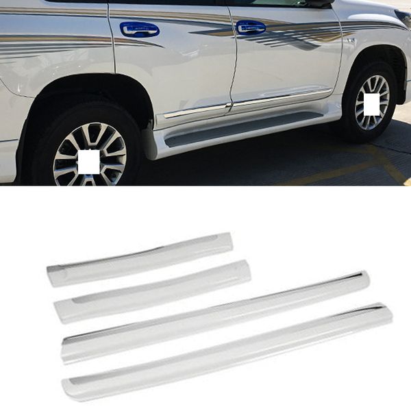 for toyota prado 2010-2020 left right abs pearl white silvery door guard strip cover trim frame 
for toyota prado 2010-2020 left right abs pearl white silvery door guard strip cover trim frame