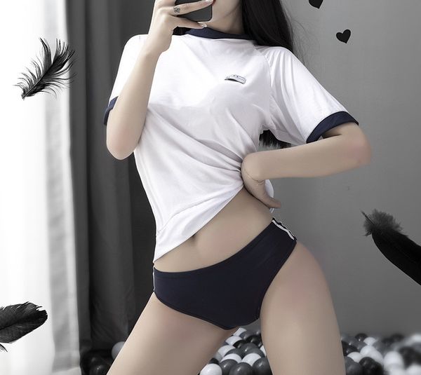 underwear allure role play student fun uniform cosplay stage dress football baby cheerleading team, Black;white
underwear allure role play student fun uniform cosplay stage dress football baby cheerleading team, Black;white