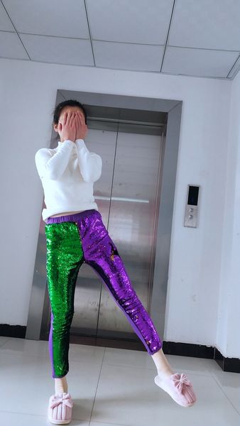 no moq mardi gras reversible sequin women leggings pants fashion shiny pants y200704, Blue
no moq mardi gras reversible sequin women leggings pants fashion shiny pants y200704, Blue