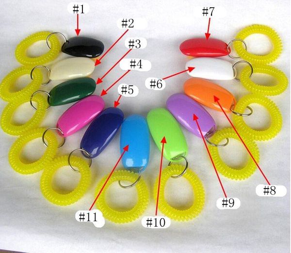 factory dog button clicker sound trainer with wrist band aid guide pet click training tool dogs supplies 11 colors 100pc
factory dog button clicker sound trainer with wrist band aid guide pet click training tool dogs supplies 11 colors 100pc