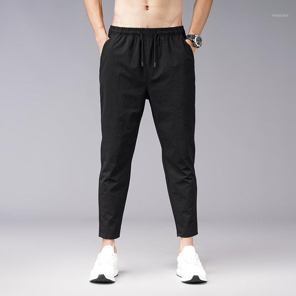 new arrival spring autumn casual slim fit men pants solid color running fitness pants elastic waist men climb ankle length1, Black
new arrival spring autumn casual slim fit men pants solid color running fitness pants elastic waist men climb ankle length1, Black
