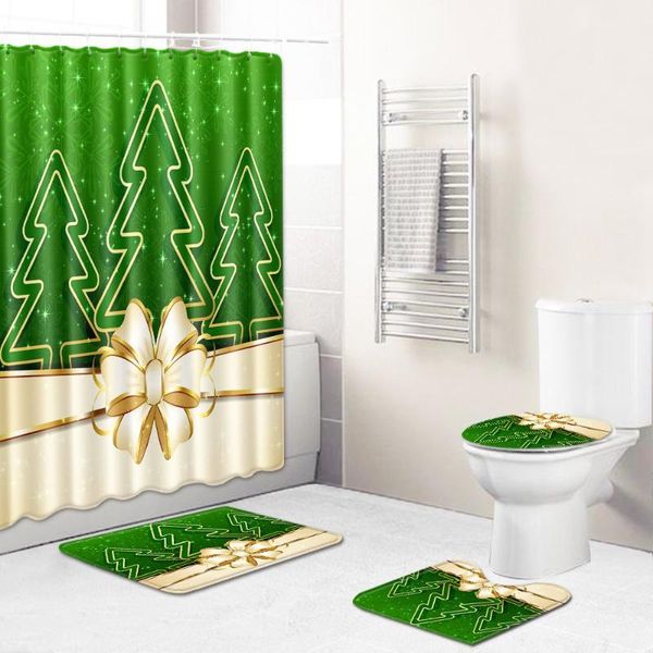 zeegle bathroom carpet set christmas style shower curtain printing foot mat waterproof toilet non slip absorbent rug suit
zeegle bathroom carpet set christmas style shower curtain printing foot mat waterproof toilet non slip absorbent rug suit