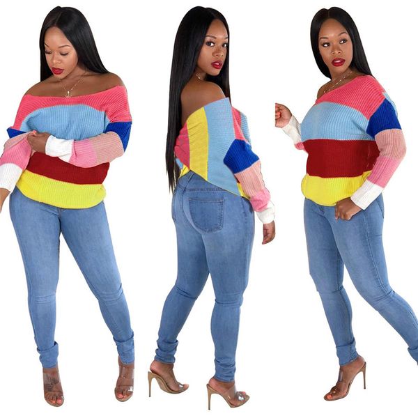 fashion striped contrast color cross knitted 2 wear sweater womens winter sweater, White;black
fashion striped contrast color cross knitted 2 wear sweater womens winter sweater, White;black
