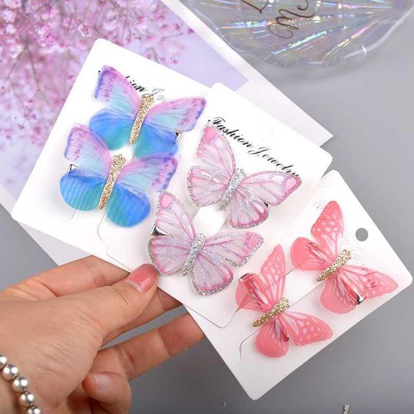 2pcs/pack girls beautiful butterfly hair clips wedding hair ornament headband double layers hairpins kids accessories1, Slivery;white
2pcs/pack girls beautiful butterfly hair clips wedding hair ornament headband double layers hairpins kids accessories1, Slivery;white
