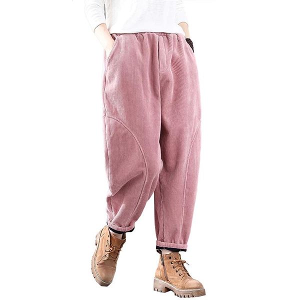 women's pants & capris women cotton corduroy bottoms trousers joggers big loose fashion casual retro fleeced thick for autumn winter a1, Black;white
women's pants & capris women cotton corduroy bottoms trousers joggers big loose fashion casual retro fleeced thick for autumn winter a1, Black;white
