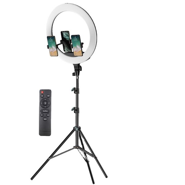 led 18" with tripod stand & phone holder webcast video, desk selfie ring light dimmable for streaming,makeup
led 18" with tripod stand & phone holder webcast video, desk selfie ring light dimmable for streaming,makeup
