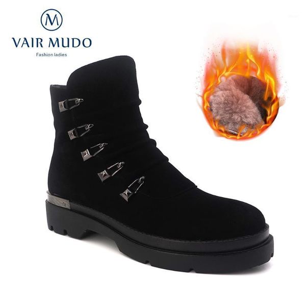 boots vair mudo women winter ankle footwear sonw 2021 arrival warm wool plush comfortable women's flats booties dx301, Black
boots vair mudo women winter ankle footwear sonw 2021 arrival warm wool plush comfortable women's flats booties dx301, Black