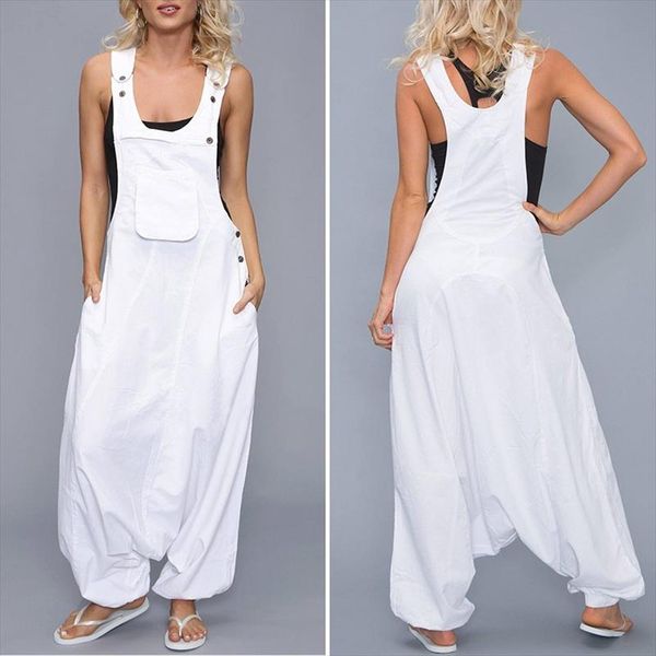 womens loose jumpsuits harem pants wide leg pants sleeveless pockets bib jumpsuit siamese trousers for ladies large size s 5xl, Black;white
womens loose jumpsuits harem pants wide leg pants sleeveless pockets bib jumpsuit siamese trousers for ladies large size s 5xl, Black;white