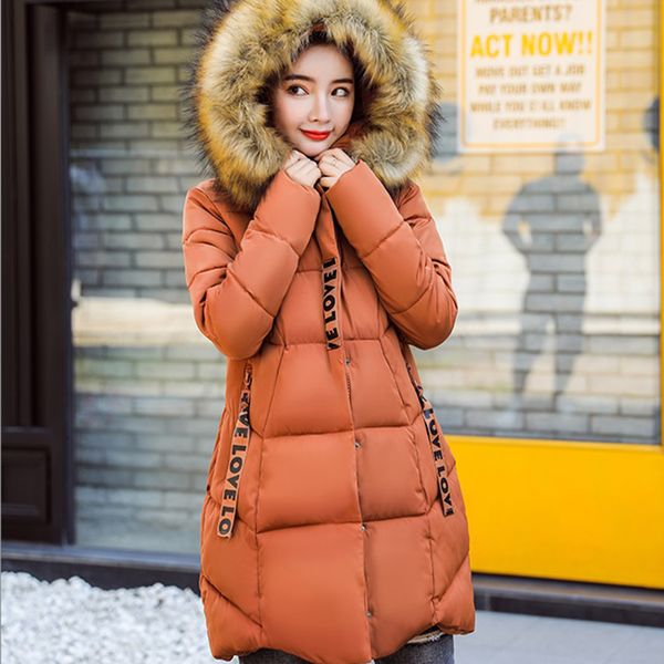 fashion women parkas thicken warm down cotton jacket coats 2019 new fur collar hooded jackets parka winter outwear, Black
fashion women parkas thicken warm down cotton jacket coats 2019 new fur collar hooded jackets parka winter outwear, Black