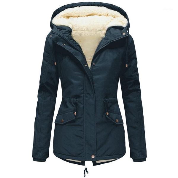 women drawstring hoodie coat warm inside fleece padded coat slim zipper medium-long wadded jacket warm cotton parkas #31, Black
women drawstring hoodie coat warm inside fleece padded coat slim zipper medium-long wadded jacket warm cotton parkas #31, Black