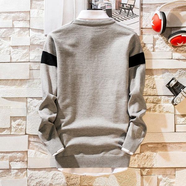 winter new fashion autumn clothing men's sweaters breathable slim fit men pullover contrast color knitted sweater homme1, White;black
winter new fashion autumn clothing men's sweaters breathable slim fit men pullover contrast color knitted sweater homme1, White;black
