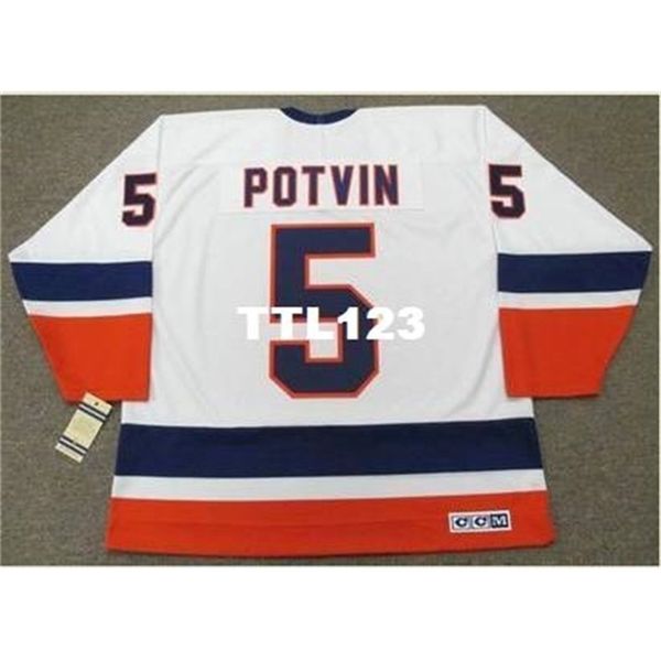 121 #5 denis potvin new york islanders 1982 ccm vintage k home hockey jersey or custom any name or number retro jersey, Black
121 #5 denis potvin new york islanders 1982 ccm vintage k home hockey jersey or custom any name or number retro jersey, Black