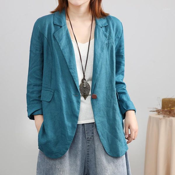 2020 women's blazers coat spring summer cotton linen cardigan suit solid color loose casual large size linen blazers women e851, White;black
2020 women's blazers coat spring summer cotton linen cardigan suit solid color loose casual large size linen blazers women e851, White;black