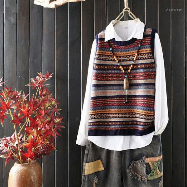 lededaz korean fashion women's striped vest jacquard knit casual sleeveless pullover sweater loose jumper oversized pull femme1, Black;white
lededaz korean fashion women's striped vest jacquard knit casual sleeveless pullover sweater loose jumper oversized pull femme1, Black;white