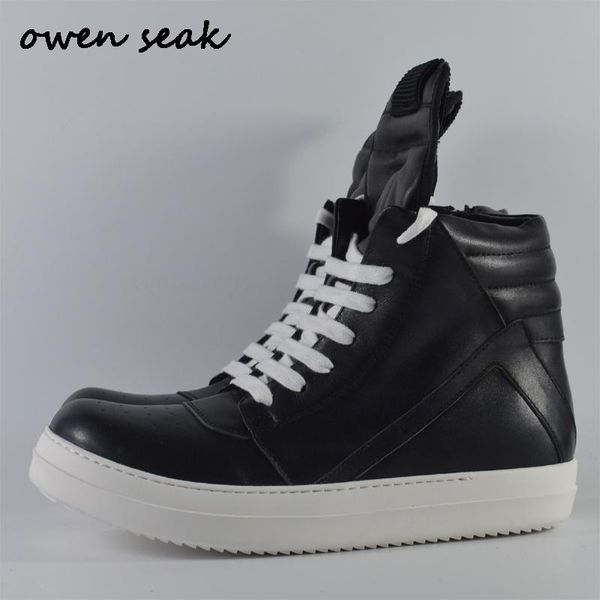 owen seak women shoes high-ankle boots genuine leather luxury trainers sneaker casual lace-up zip flat shoes black white big
owen seak women shoes high-ankle boots genuine leather luxury trainers sneaker casual lace-up zip flat shoes black white big
