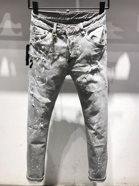 new brand of fashionable european and american mens casual jeans highgrade washing pure hand grinding quality optimization l9618, Blue
new brand of fashionable european and american mens casual jeans highgrade washing pure hand grinding quality optimization l9618, Blue