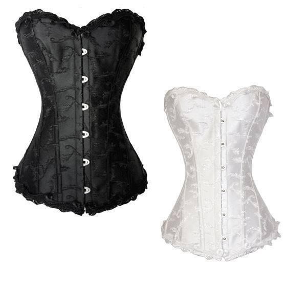 bustiers & corsets 2 color deluxe elegant jacquard weave overbust boned corset beautiful body shape for women, Black;white
bustiers & corsets 2 color deluxe elegant jacquard weave overbust boned corset beautiful body shape for women, Black;white