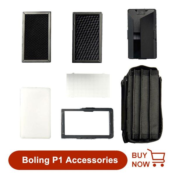 lighting & studio accessories boling p1 flash light kit softbox barn door honeycomb diffuser magnetic base for led
lighting & studio accessories boling p1 flash light kit softbox barn door honeycomb diffuser magnetic base for led