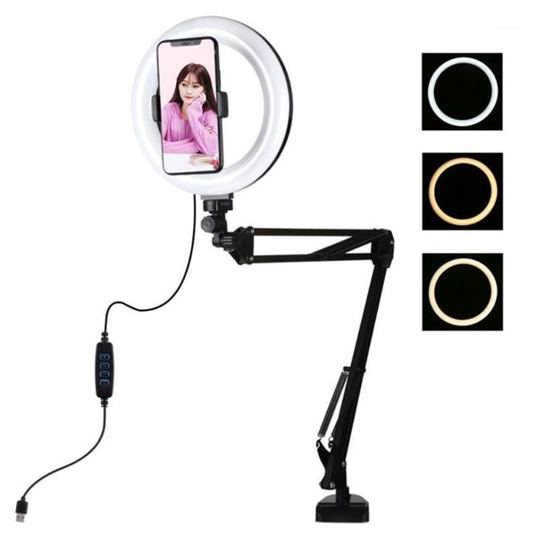 dimmable led ring lamp phone bracket deskcantilever tilt p multi-angle adjustment tripod video light broadcast kits1
dimmable led ring lamp phone bracket deskcantilever tilt p multi-angle adjustment tripod video light broadcast kits1