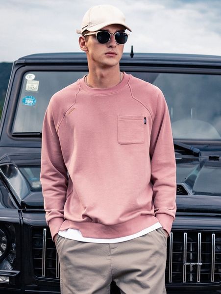 men letter embroidery pocket front patched detail raglan sleeve pullover p8ow#, Black
men letter embroidery pocket front patched detail raglan sleeve pullover p8ow#, Black