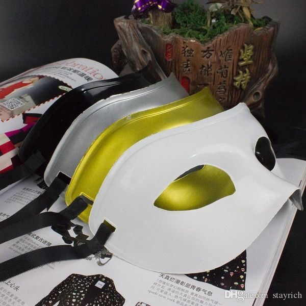 venetian men's dress masquerade fancy masks plastic half face mask optional multi-color (black white
venetian men's dress masquerade fancy masks plastic half face mask optional multi-color (black white