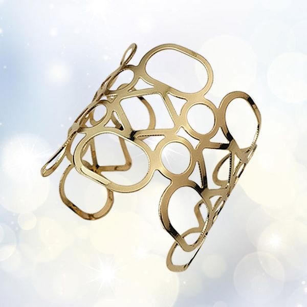 plating hollow out armlet bracelet wide metal arm decoration supplies armband golden, Black
plating hollow out armlet bracelet wide metal arm decoration supplies armband golden, Black